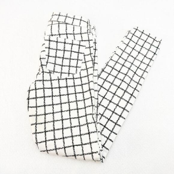 Armani Exchange Super Skinny Plaid Patterned Denim Jeans Size 26 - Picture 8 of 8